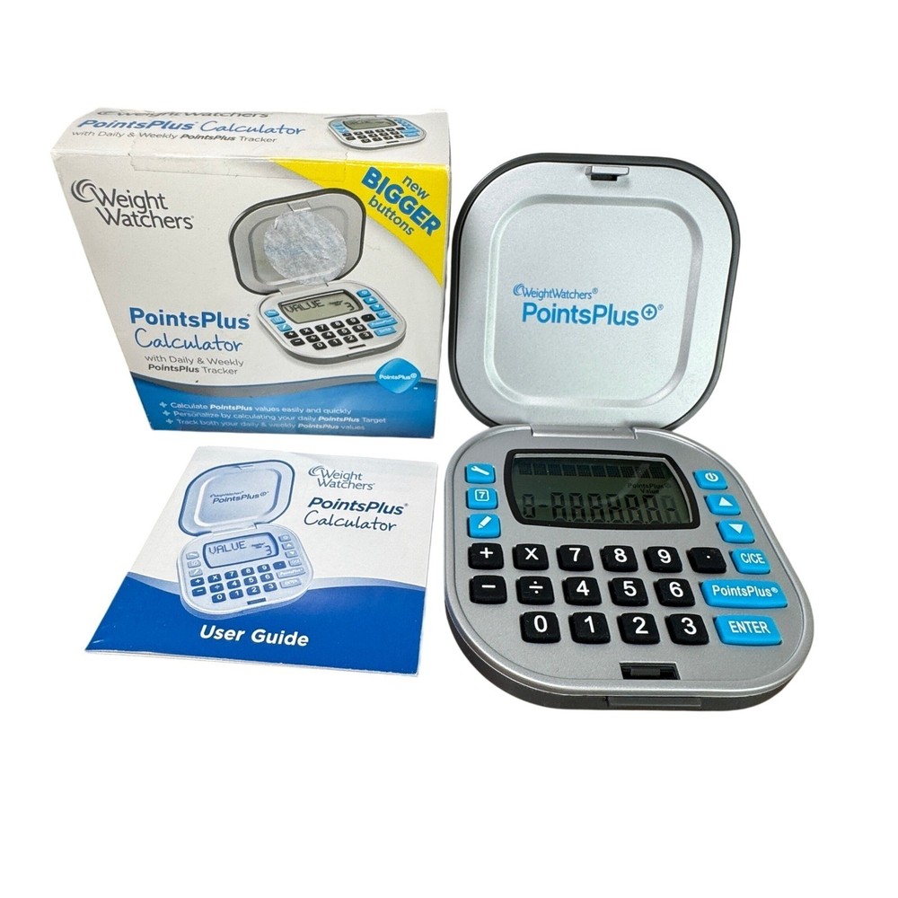 Weight Watchers PointsPlus Calculator with Daily Weekly Tracker NAC 5A Boxed