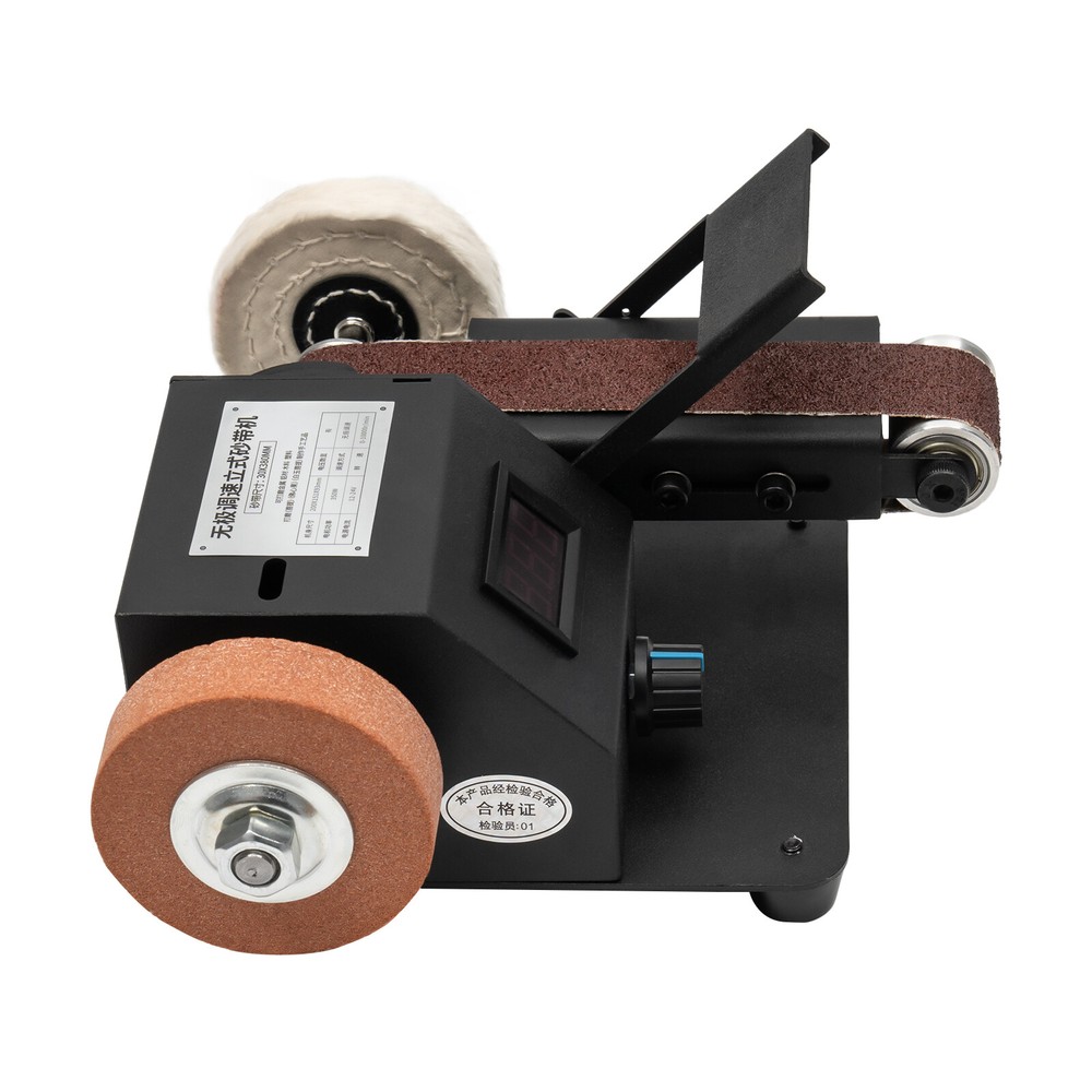 Electric Grinder Belt Sander Polishing Grinding Tool Mini DIY Sharpener Machine