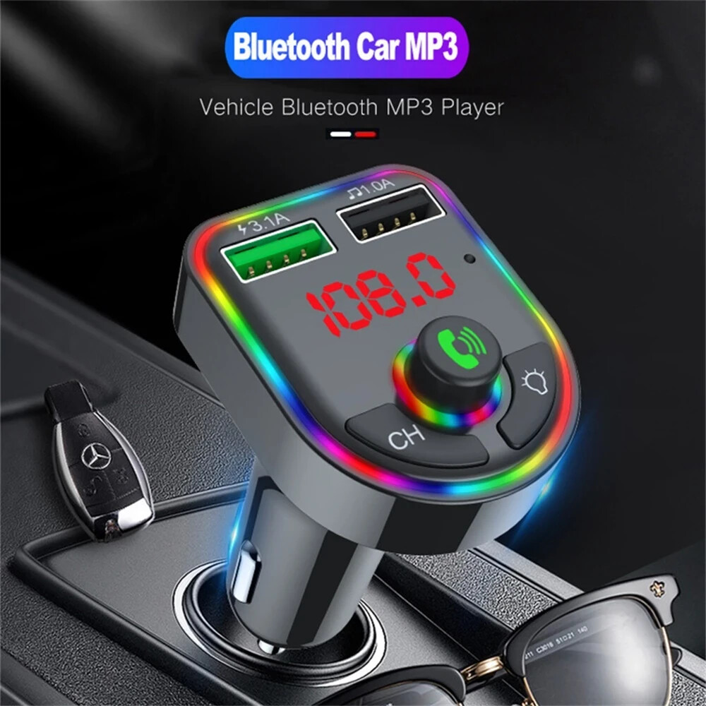FM Transmitter Wireless USB Charger Bluetooth Car Kit MP3 Player Radio Adapter