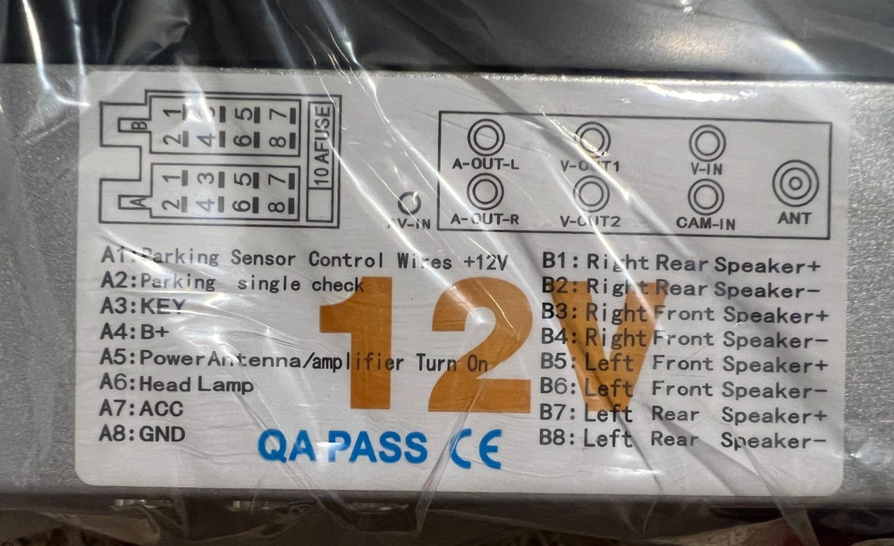 7" TFT HD Touch Screen BT/FM/TF/USB MP5 Rear View CAMERA