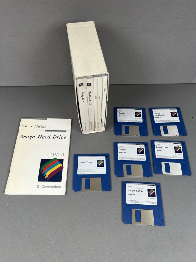 Commodore Amiga Version 3.0 Disks & Manuals - Vintage Computing