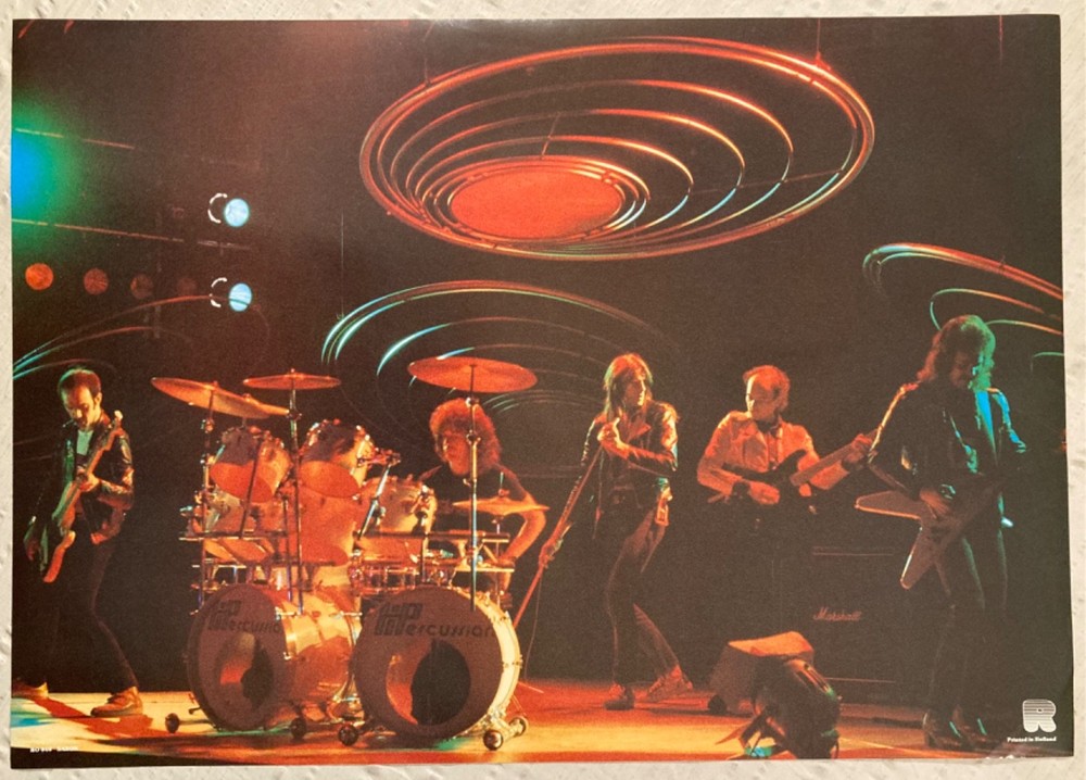 Saxon 1982 Poster Rock On Holland