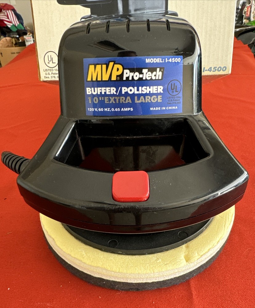 Buffer Polisher MVP ProTech 10" Extra Large Model I-4500 120 V Waxing Tool