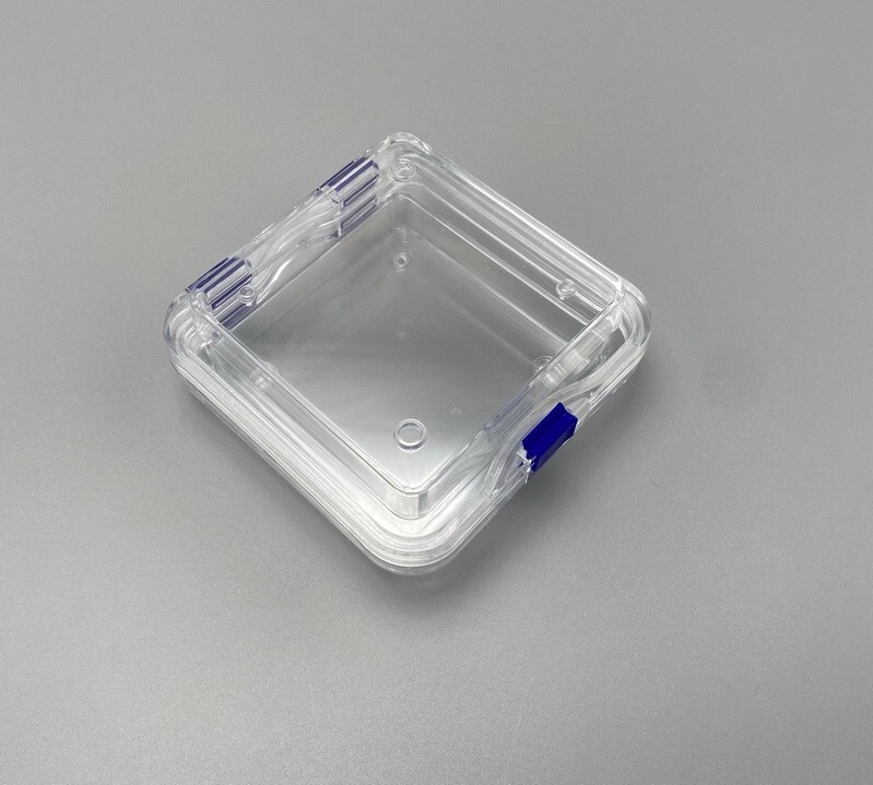 Denture False Teeth Membrane Case Container Hinged Display Box Jewelry Retainer