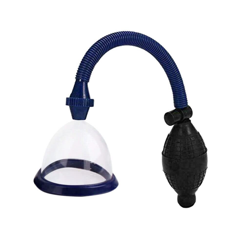 Bulb Single Breast Pump with 2.5 Inch Diameter Navy Blue