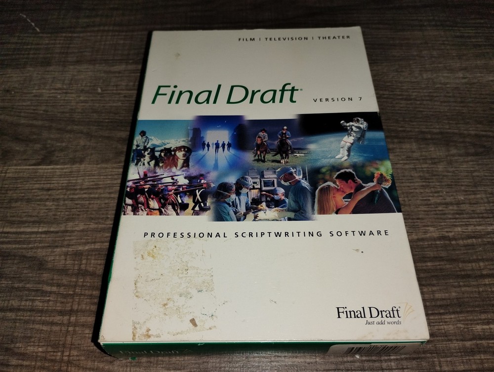 Final Draft Version 7 Scriptwriting Software PC/Mac CD-ROM 2004 C&M Windows 98XP