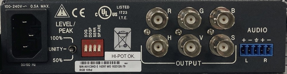 Extron RGB 109xi VGA Interface With ADSP