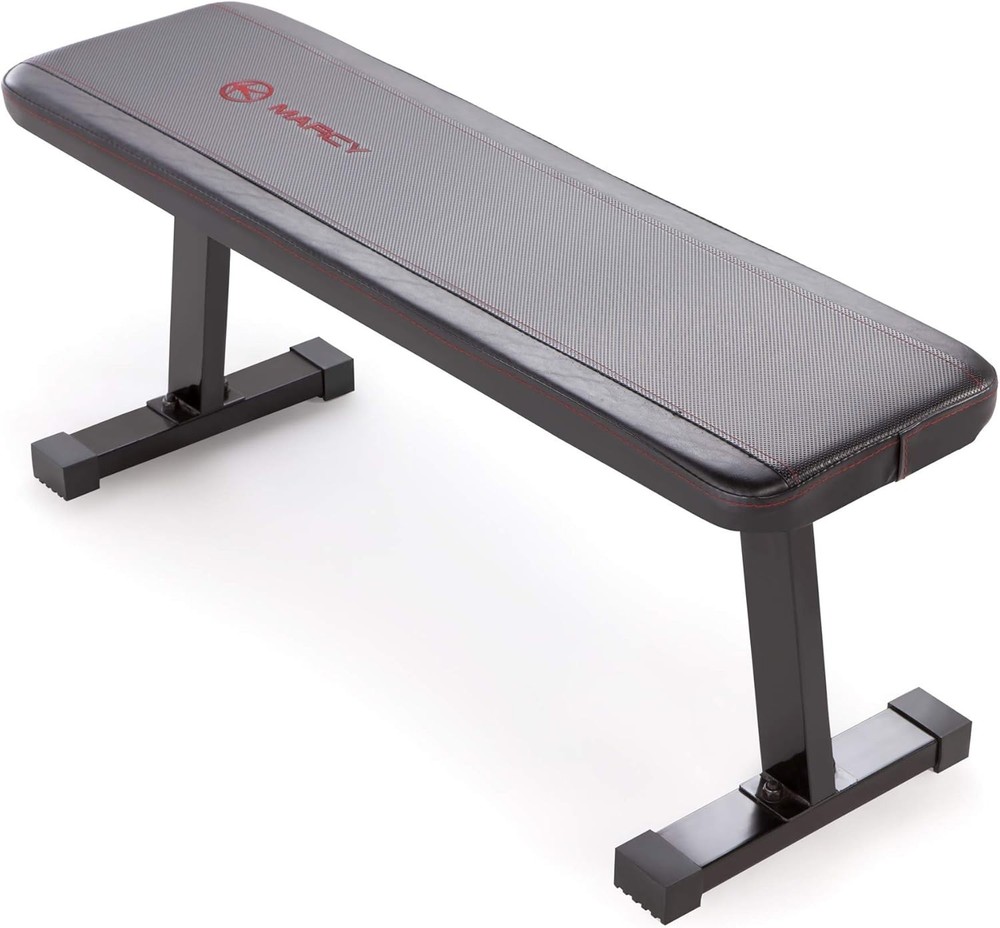 Versatile Flat Utility Weight Bench - 600 lbs Capacity for Full-Body Workouts