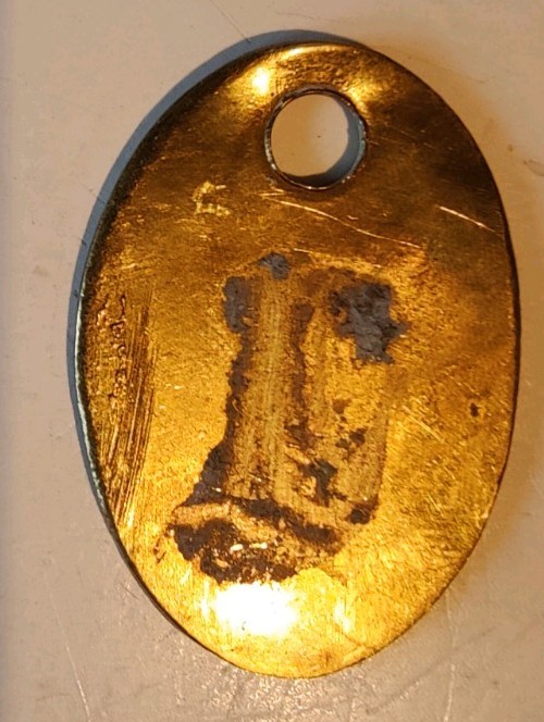 Whitwick Colliery Pit Mining Check Tally marked NCB Whitwick