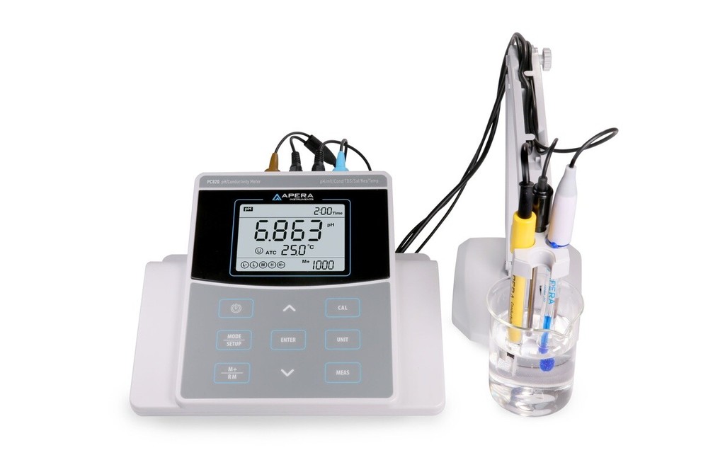 Apera PC820 Precision Benchtop pH/Conductivity Meter Kit AI533