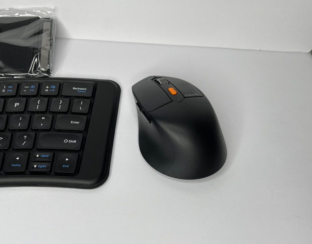 ProtoArc Foldable Keyboard & Mouse, XKM03 Folding Bluetooth Computer Keyboard