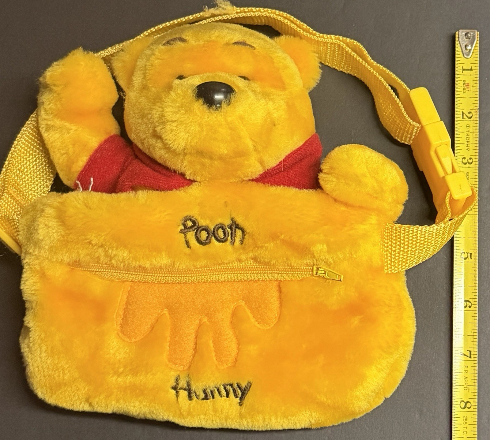 Vintage 90s - Disney Winnie The Pooh - Plush Fanny Pack & Plush Purse