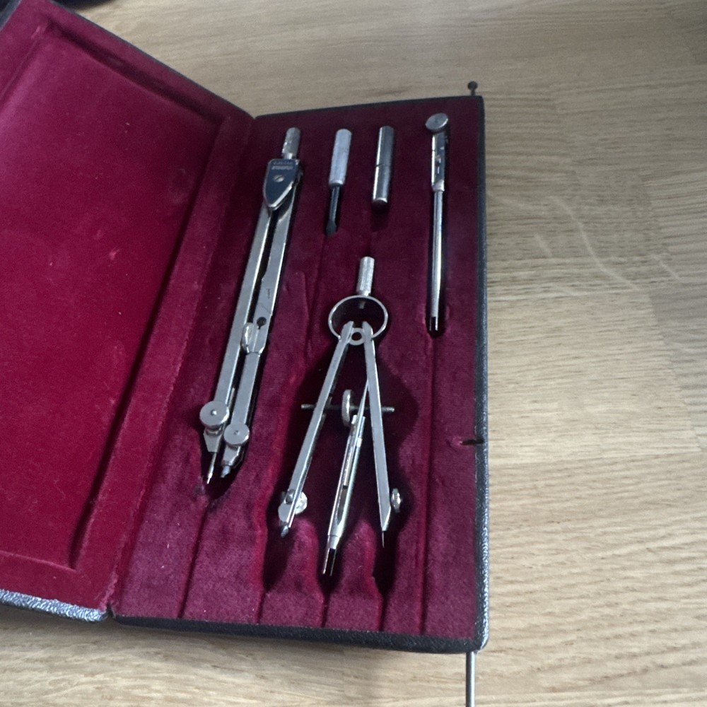Vintage E.H. Ltd Technical Drawing Compass Set – Boxed Drafting Instruments