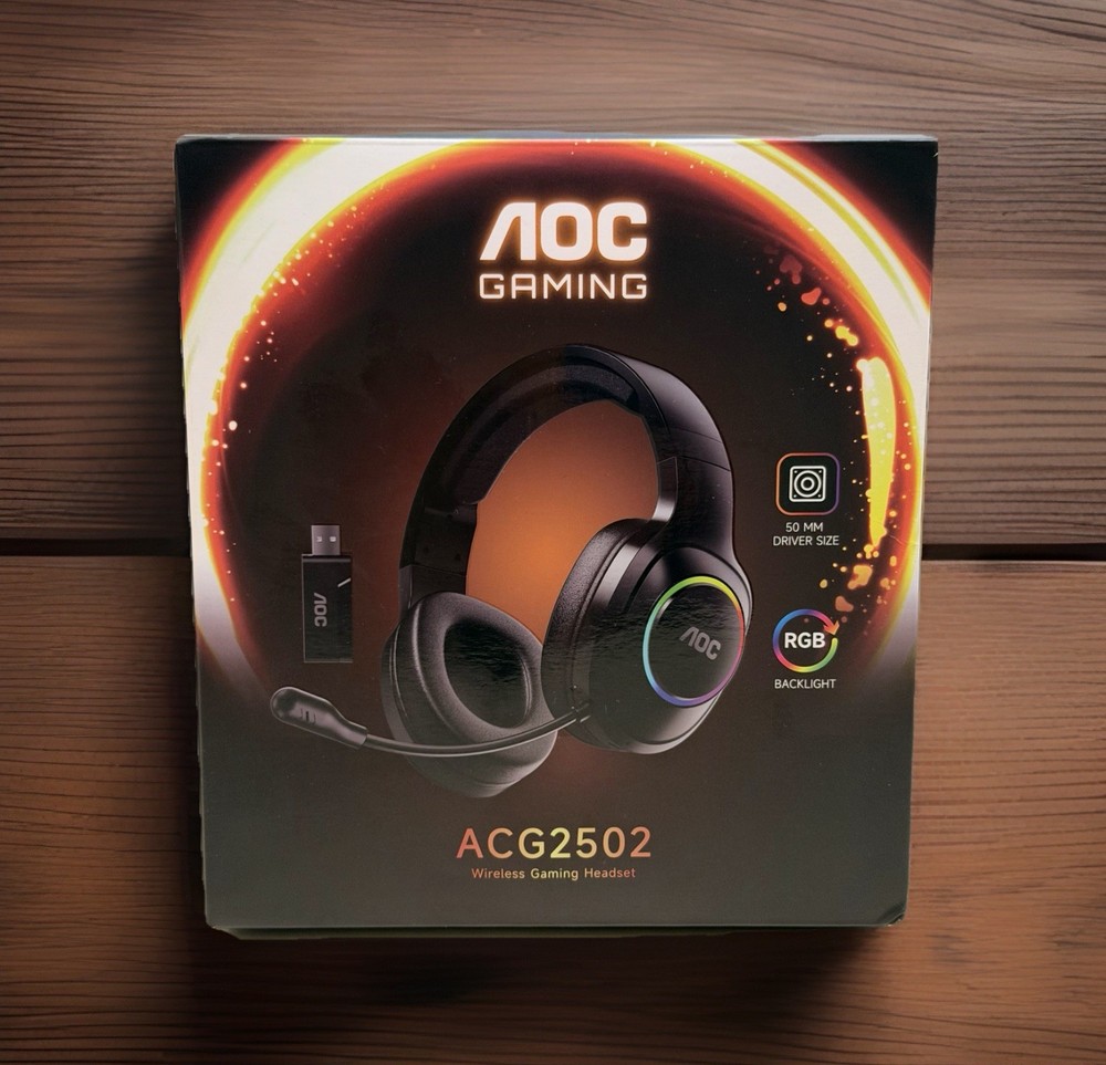 AOC Wireless Gaming Headset Compatible With PS5/4, Switch, PC, Bluetooth 5.4