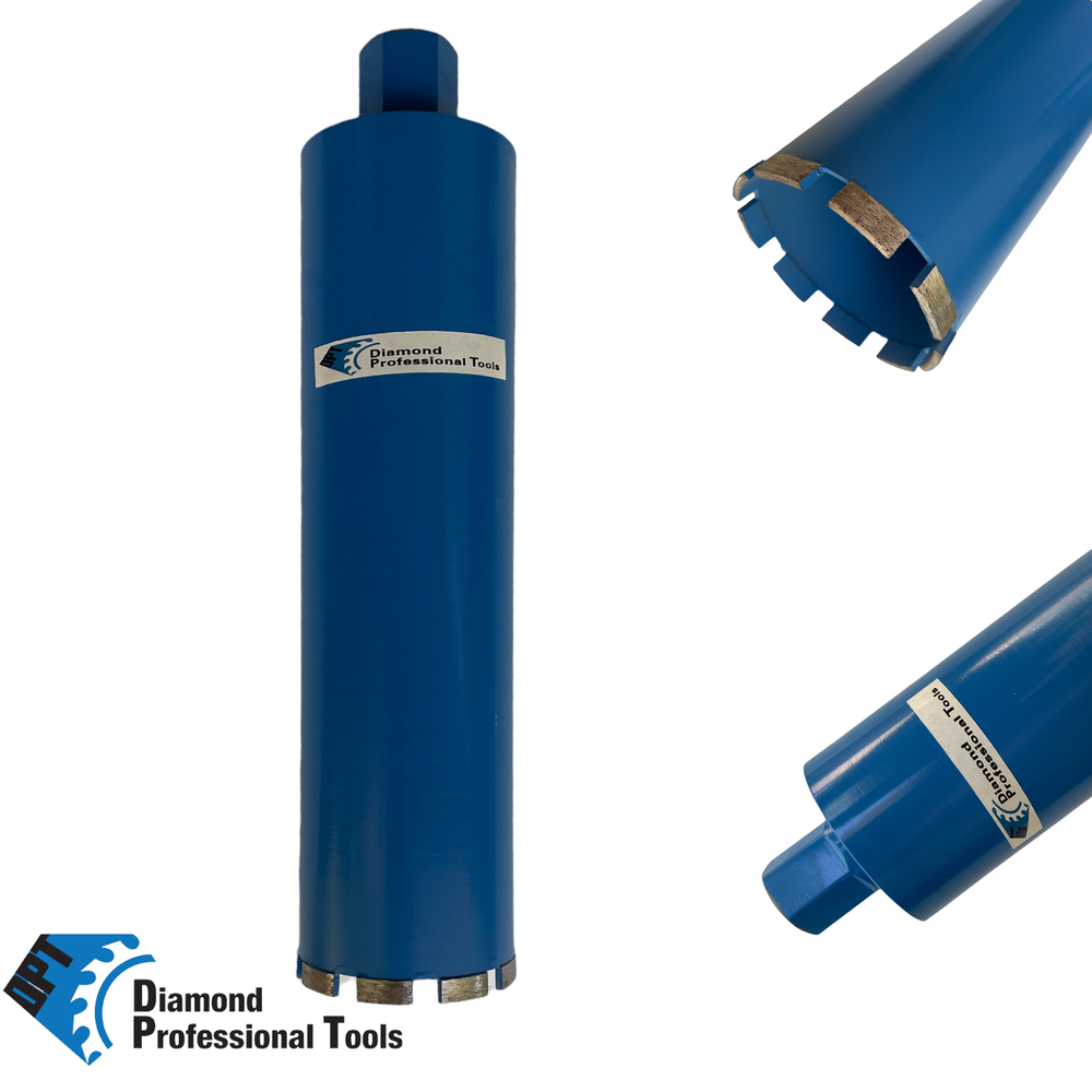 2 Pack 2-1/2" Wet Diamond Core Drill Bits Cutting Concrete Asphalt Bricks Blocks