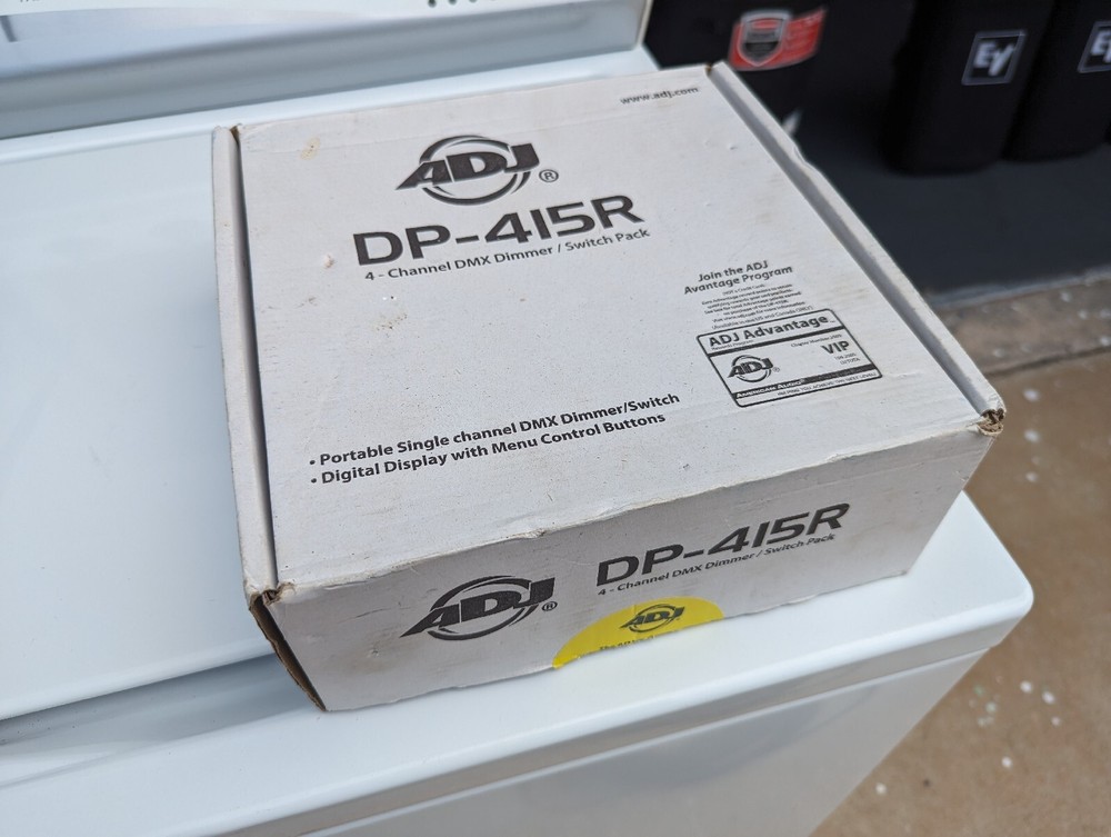 American DJ DP-415R 4-Channel DMX Dimmer/Switch Pack