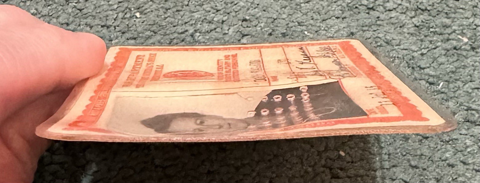 Original WWII US Army Female Nurse ANC Officers ID Card 1945