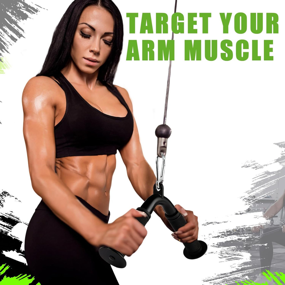 Tricep Pull down Attachment,Bigger V Bar Attachment LAT Pulldown Attachments Cab