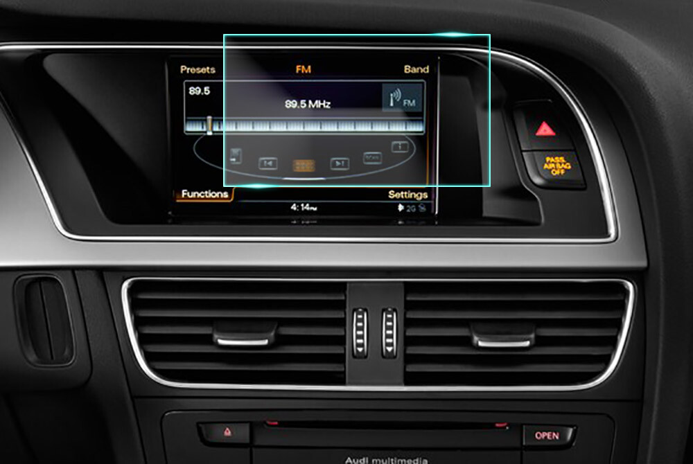 Crystal Clear Screen Protector for 2016 Audi S4 Vehicle Navigation