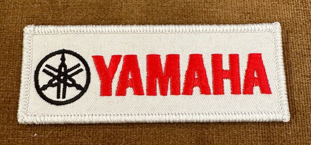 STUNNING YAMAHA RACING EMBROIDERED IRON-ON PATCH...