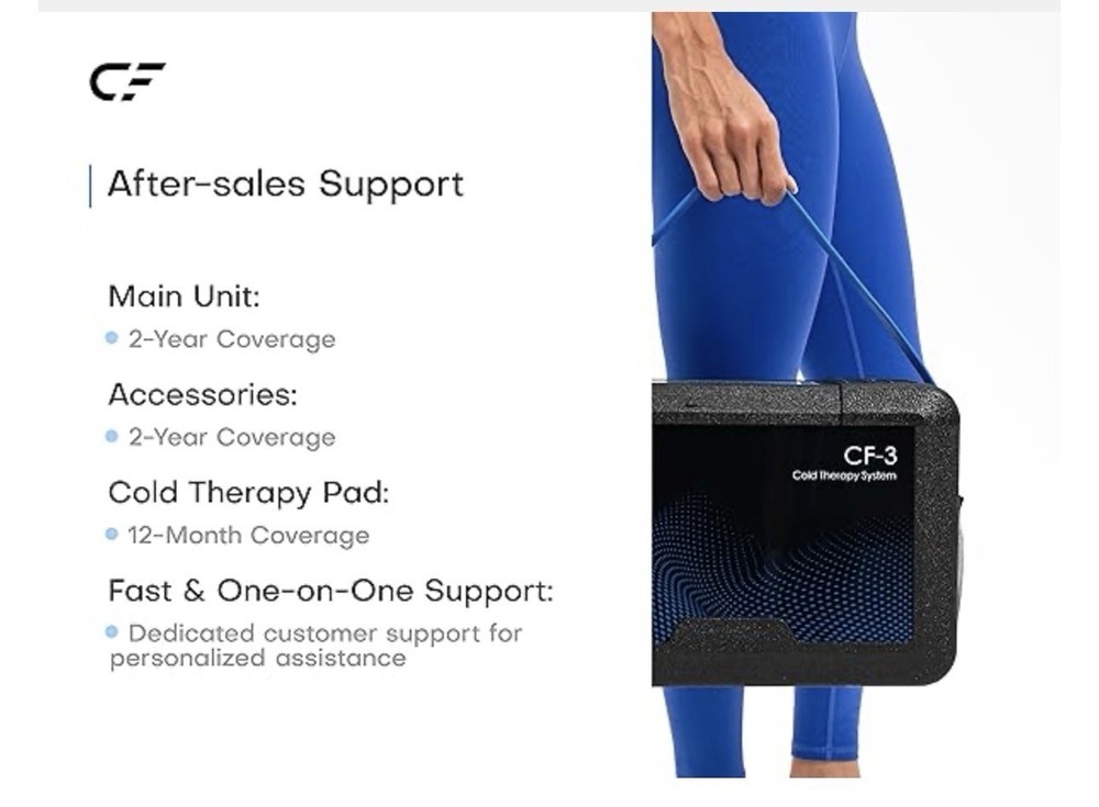 New CF-3 Cold Therapy Machine Knee & Shoulder Large 16.8 QT Programmable
