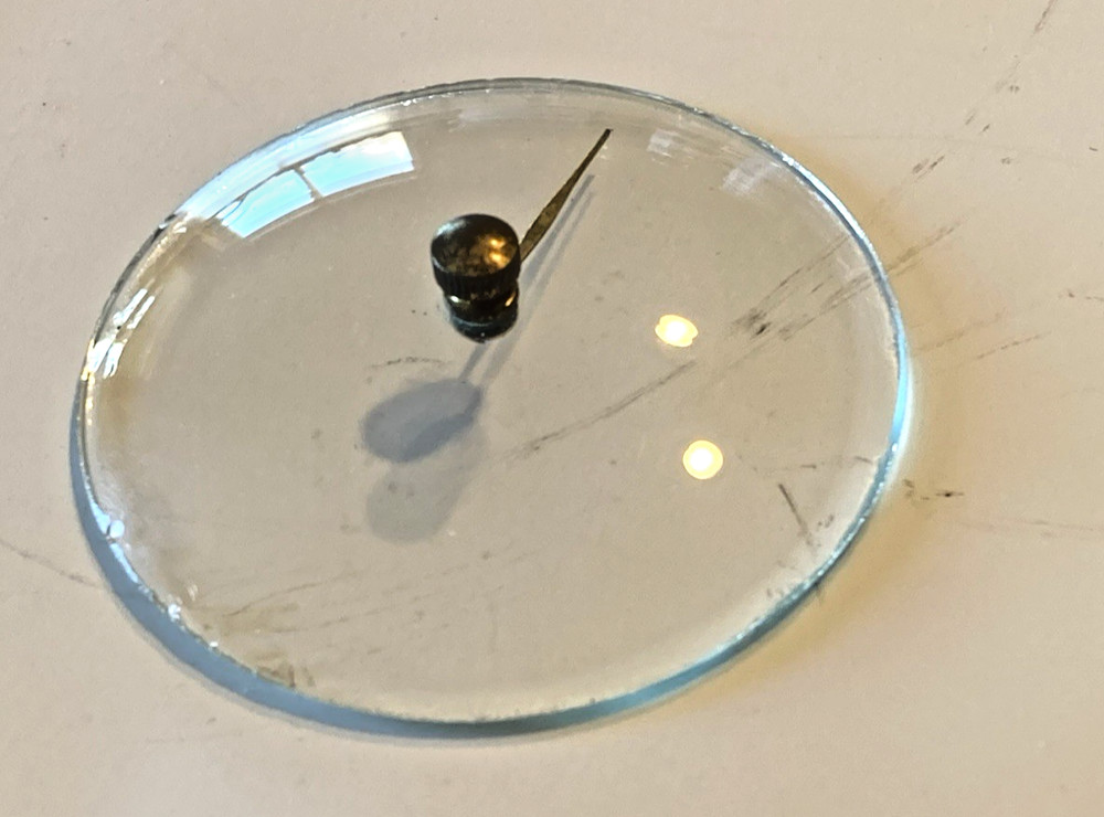REPLACEMENT AIRGUIDE 2 5/16" CONVEX  BAROMETER Replacement Glass & Needle