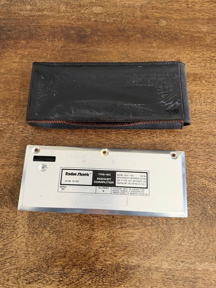 RadioShack TRS-80 Pocket Computer Untested Some Scratches