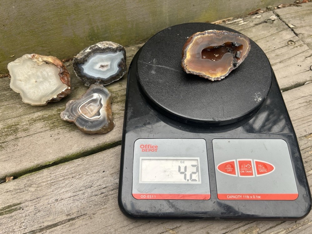 Rough cut Botswana Agate And Other Agates Lot