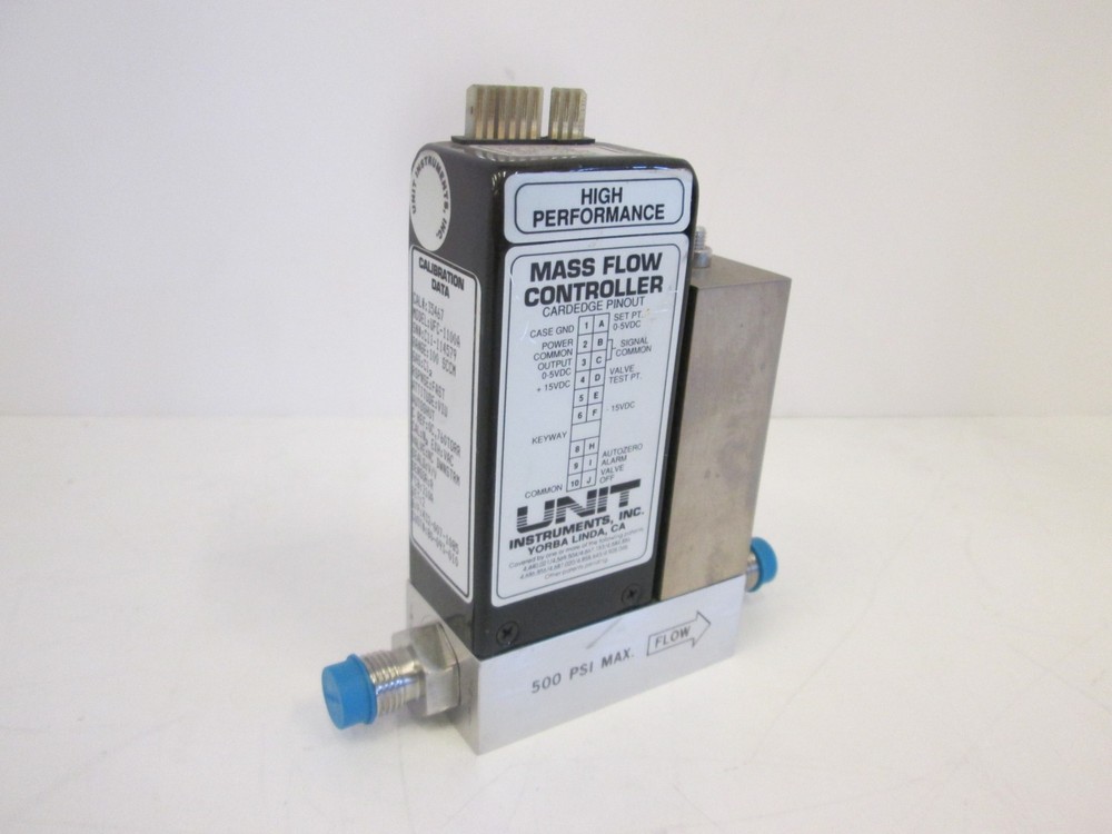 Unit Instruments, UFC-1100A, Mass Flow Controller, 100 SCCM, Cl2, Used