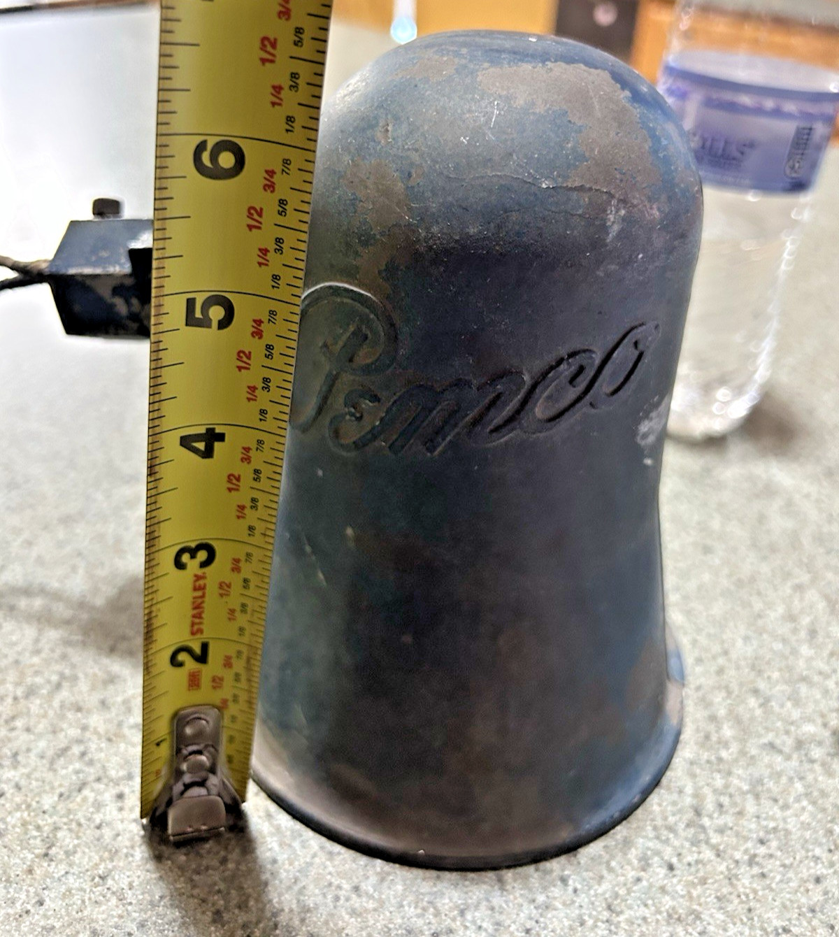 VINTAGE GARAGE SEVICE STATION GAS PUMP LIGHTS OLD VINTAGE PEMCO LIGHTS