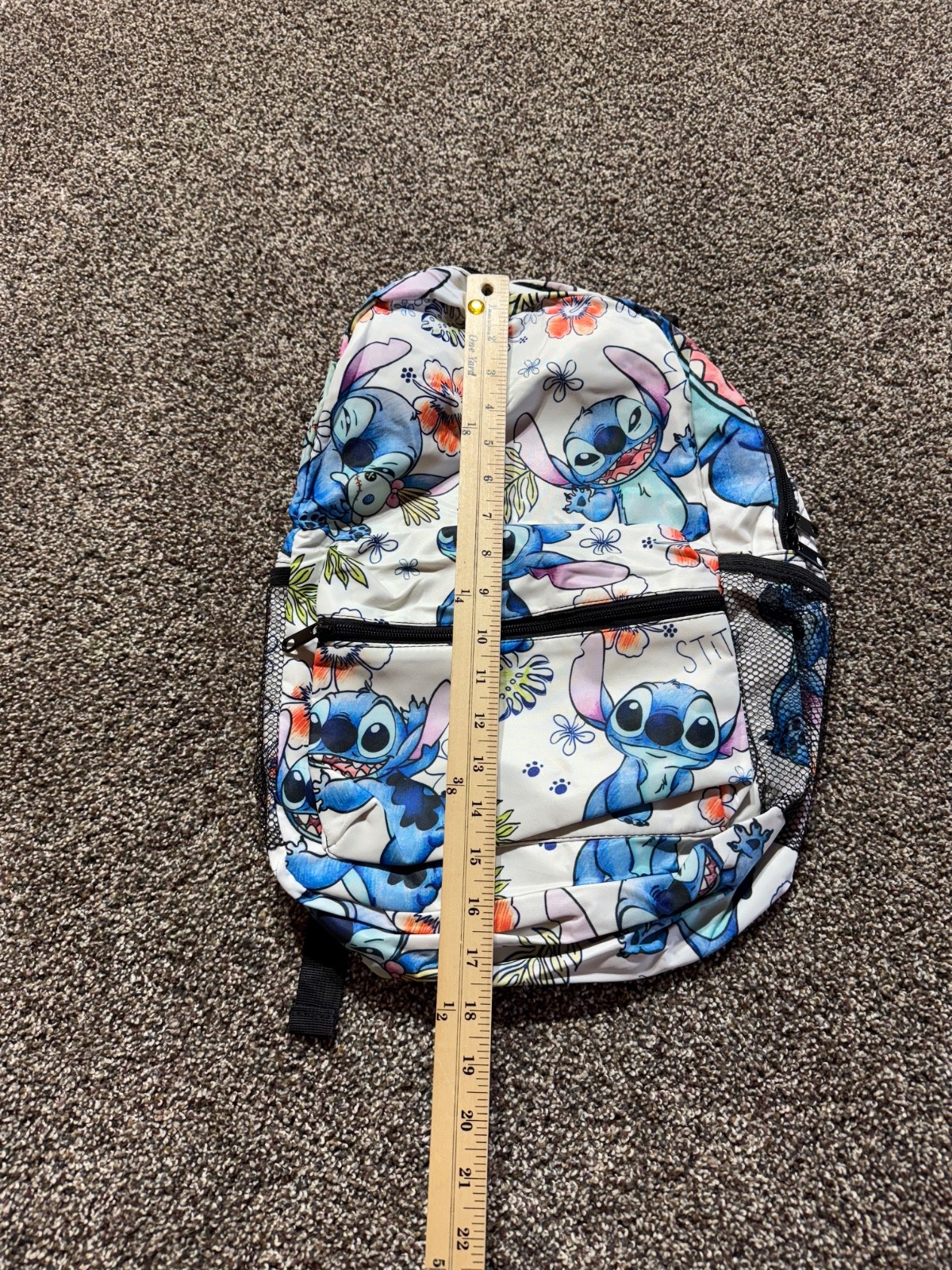 Disney Lilo & Stitch Stitch All Over Print Book Bag School Backpack