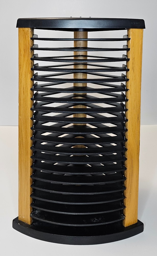 Fellowes 20 CD Compact Disc Storage Holder Case Media Rack Organizer