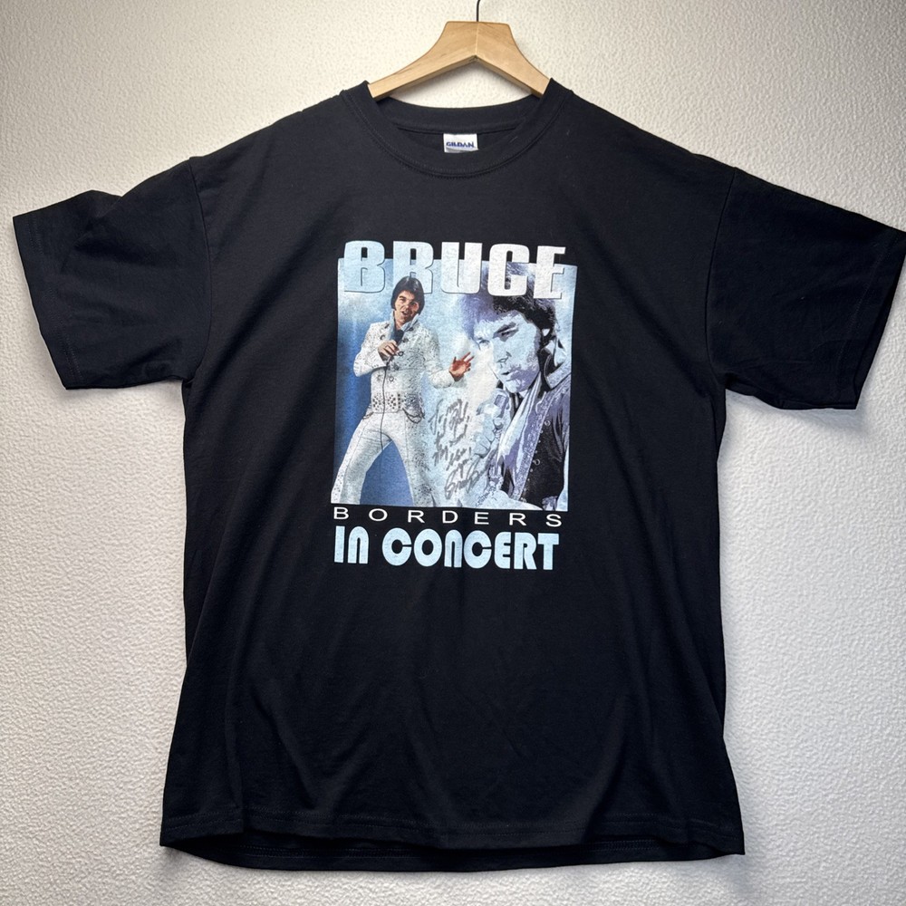 Bruce Borders In Concert Tshirt Signed Medium