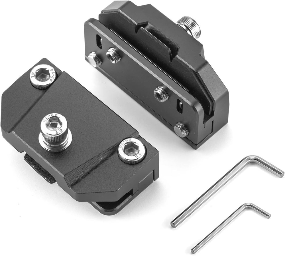 2PCS Universal Hood Light Mounting Brackets Ditch Light Brackets Adjustable Alum