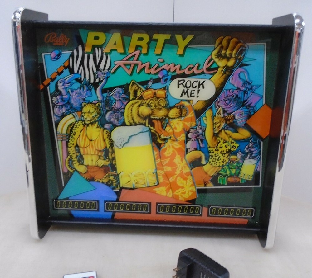 Bally Party Animal Pinball Head LED Display light box
