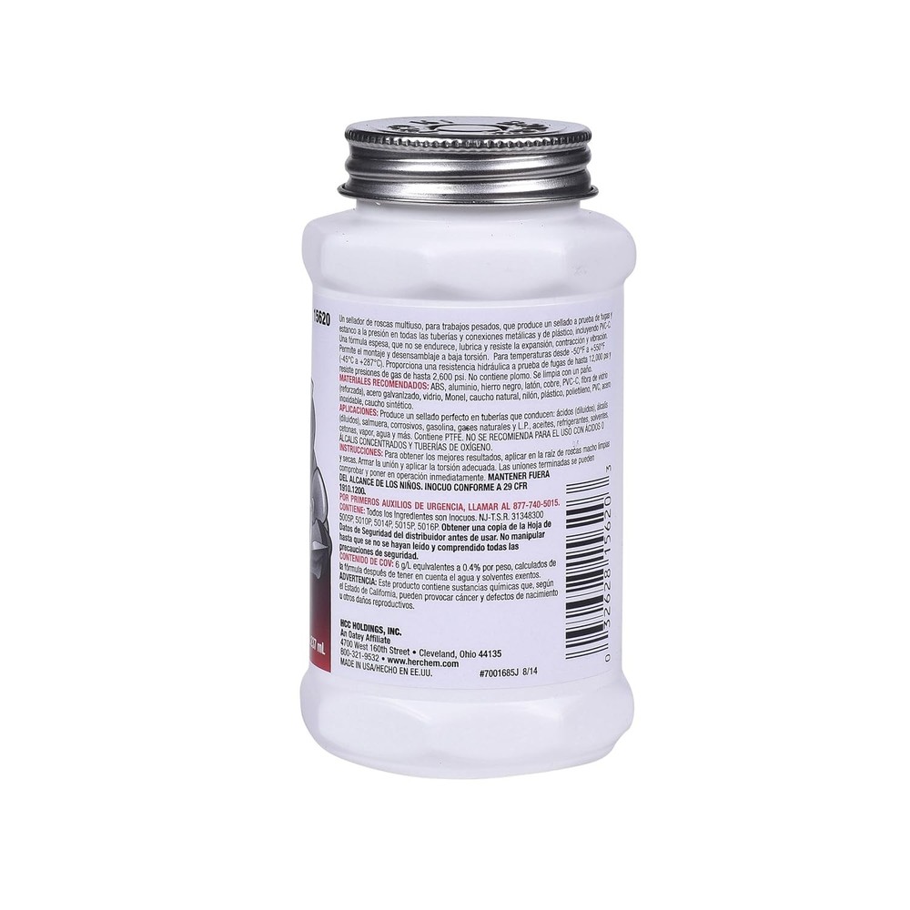 Pipe Thread Sealant PTFE Paste 8 Ounce Heavy Duty