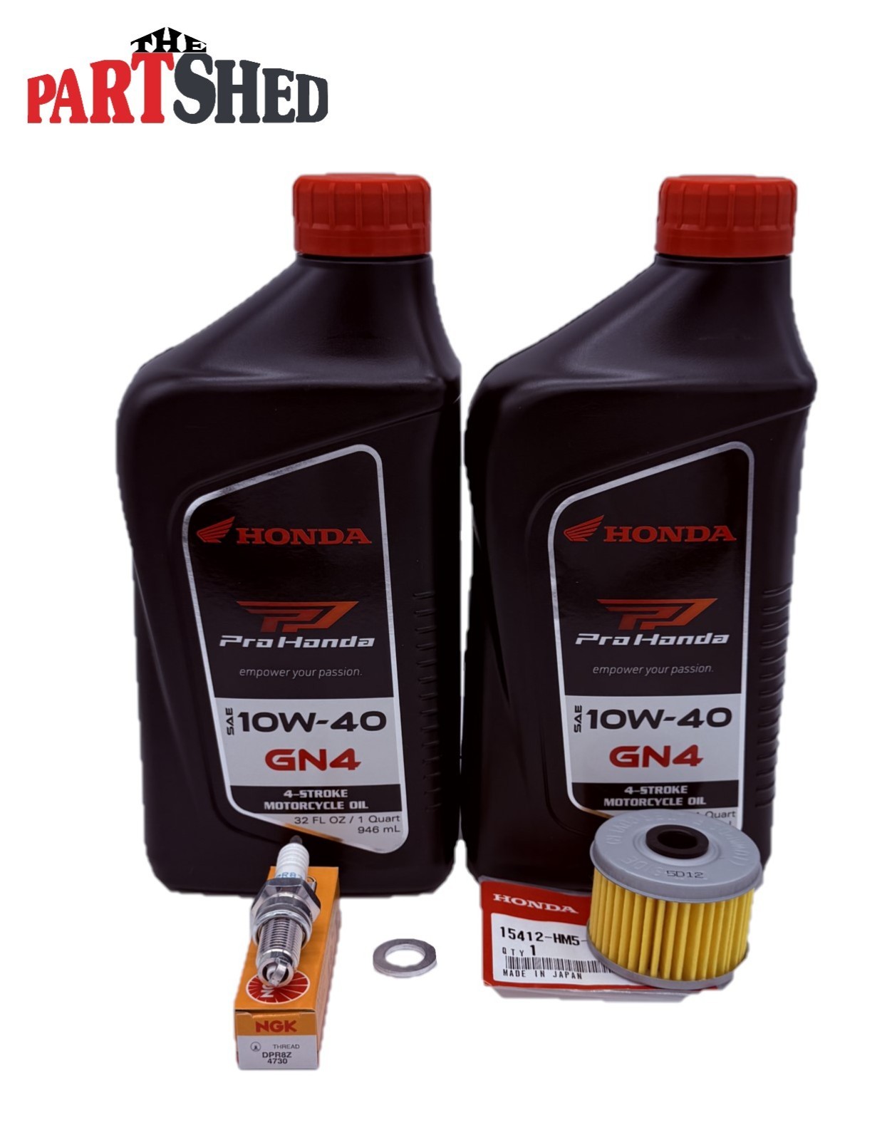 OEM Honda Oil Change Kit W/ Spark Plug For Honda TRX400EX SporTrax (1999-2008)
