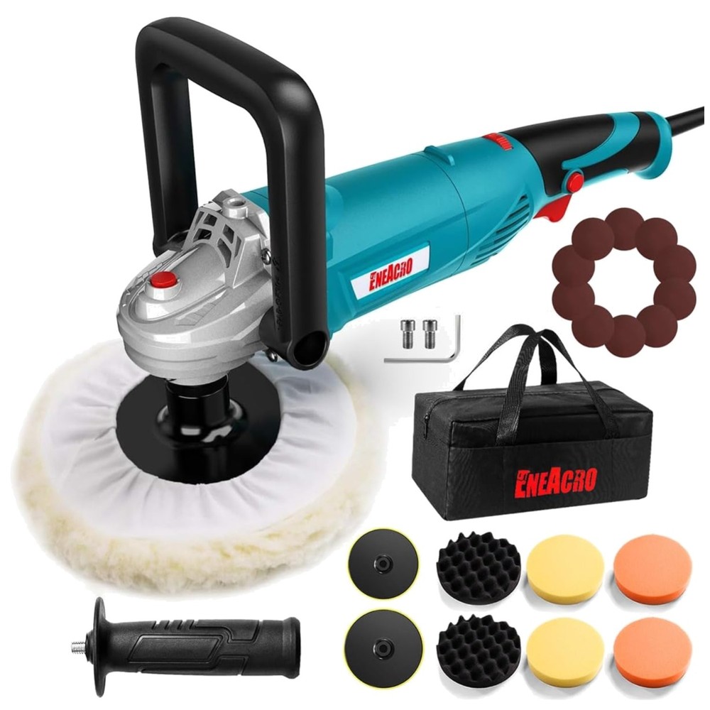 Variable Speed Polisher Kit with Accessories