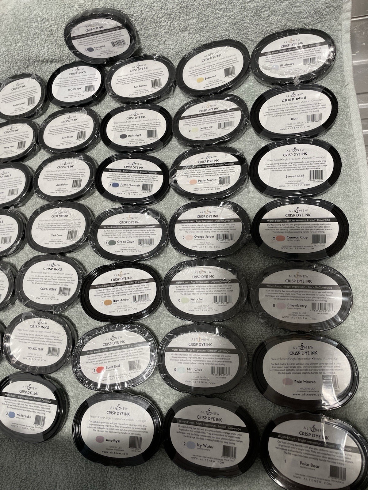 Altenew Crisp Dye Ink Pads Assorted Colors Stamping Embossing -LOT OF 43 COLORS!