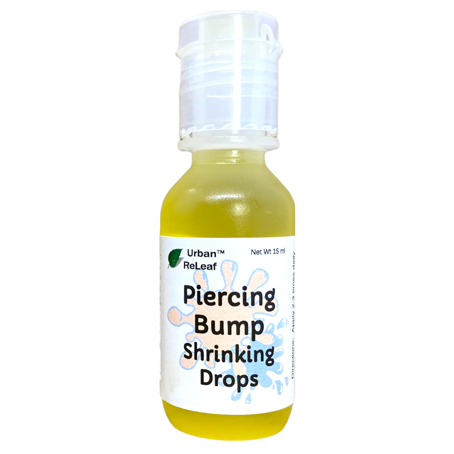 Urban ReLeaf Piercing Bump Shrinking Drops! Aftercare Keloid Scar Cartilage Red