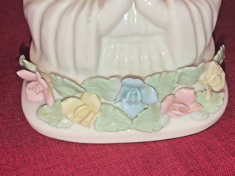 Lefton Madonna Porcelain Lamp Base
