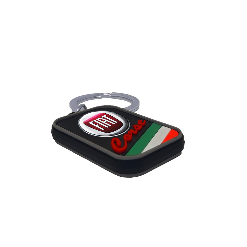 Fiat Rosso key ring, 4.2 x 2.6 cm