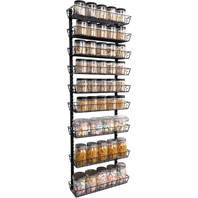 Adjustable Multi-purpose Tiered Spice Rack Organizer Large Storage Solution New