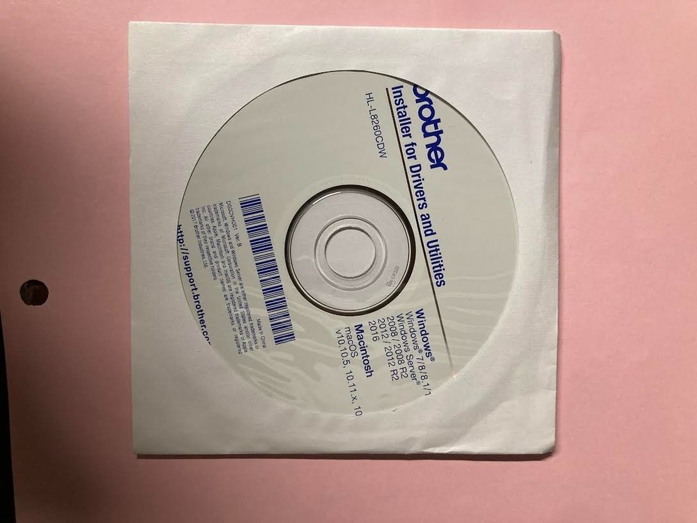 Genuine Brother HL-L8260cdw  Setup Installation CD ROM Software CD Driver Disk