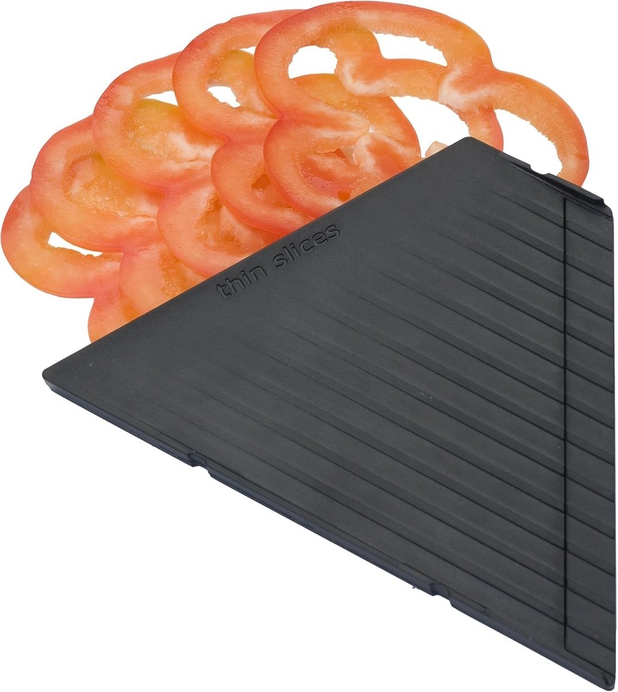 Progressive Folding Mandoline Slicer - Versatile, Dishwasher Safe, Black