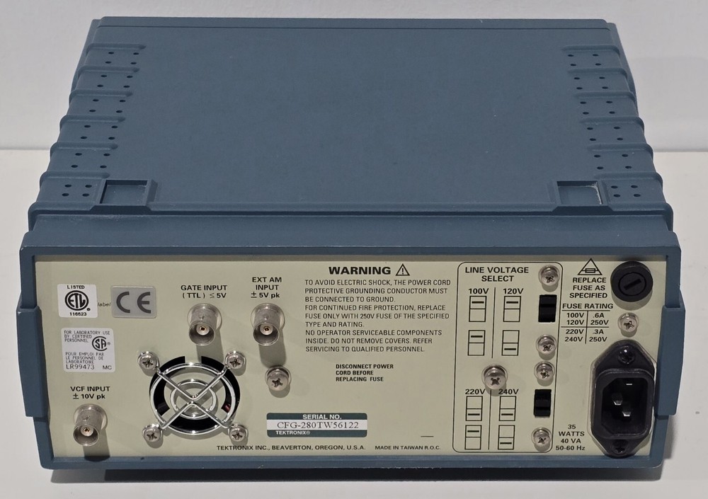 Tektronix CFG280 11MHz Function Generator