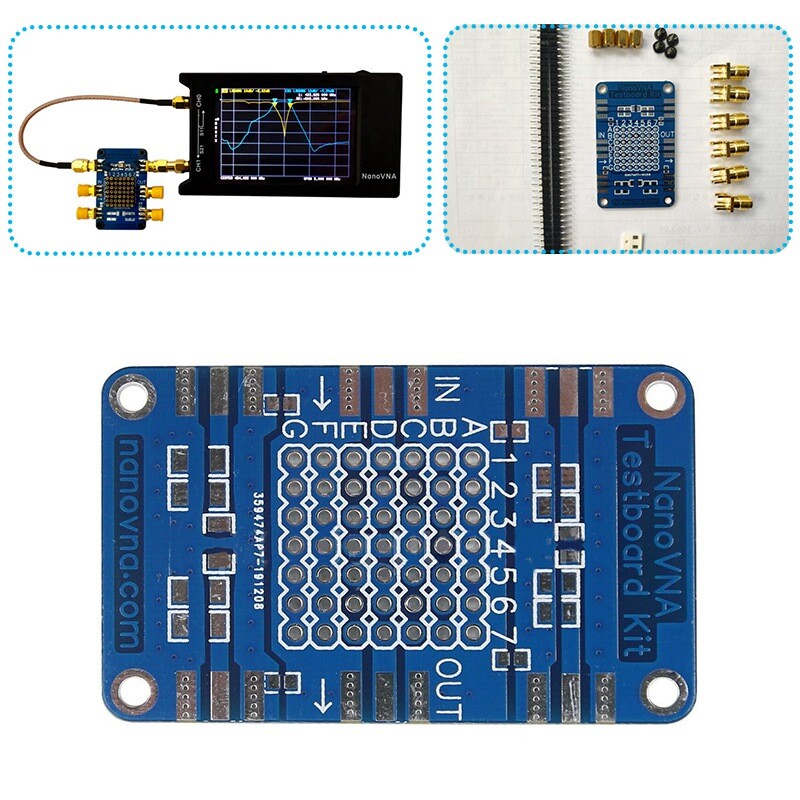 NanoVNA Testboard Demo Board Vector Network Analyzer Testing Board ot16 DIY Kit