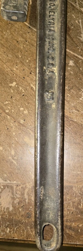 VINTAGE 18" inch Rigid Pipe Monkey Wrench