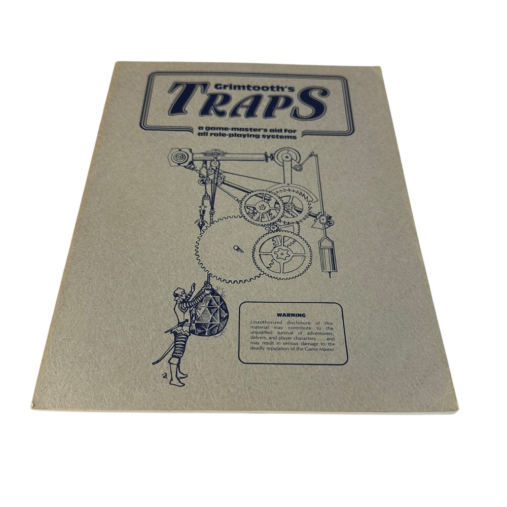 Grimtooth's Traps - A Game-Master's Aid For All-Playing Systems - First Printing