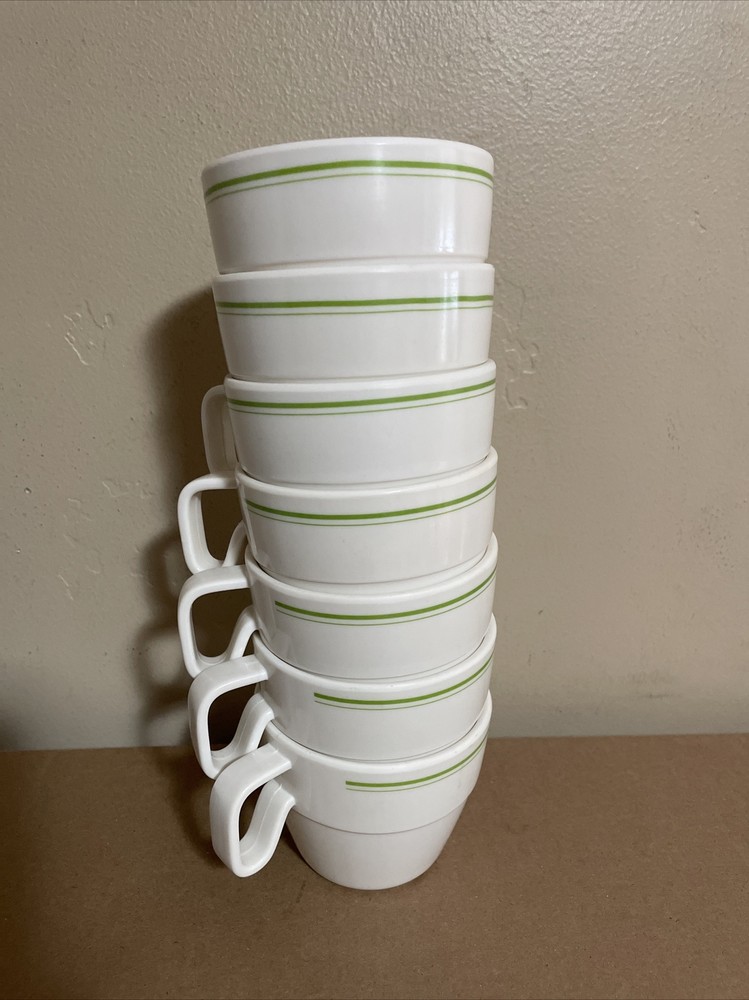 7 Coleman Melamine/Plastic Stacking Camping Cups